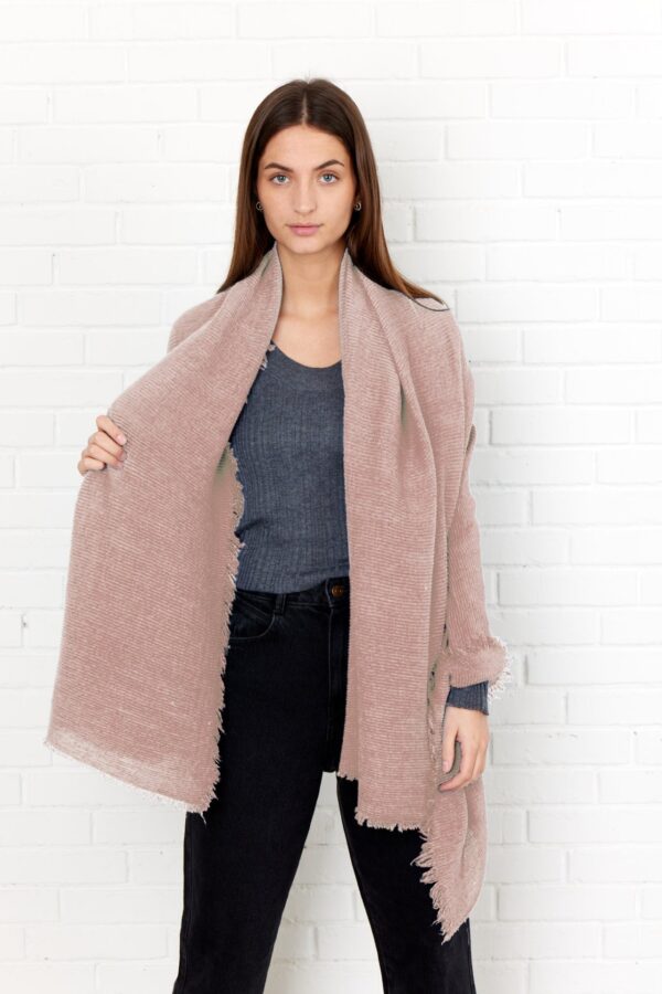 Stort all-year tørklæde, Bella Ballou, Soft Rose