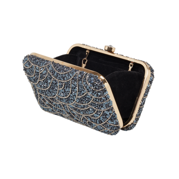 Perle / Paillet festtaske, Black Diamond - Billede 2