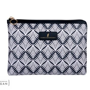 ipad sleeve Phoenix Palm, cream / black