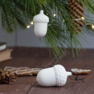 Agern juleophæng, porcelæn