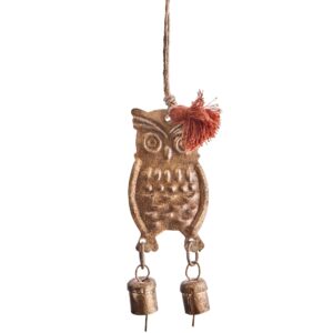 Juleophæng, ugle, antik guld