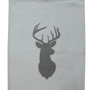 Viskestykke koksgrå hjort